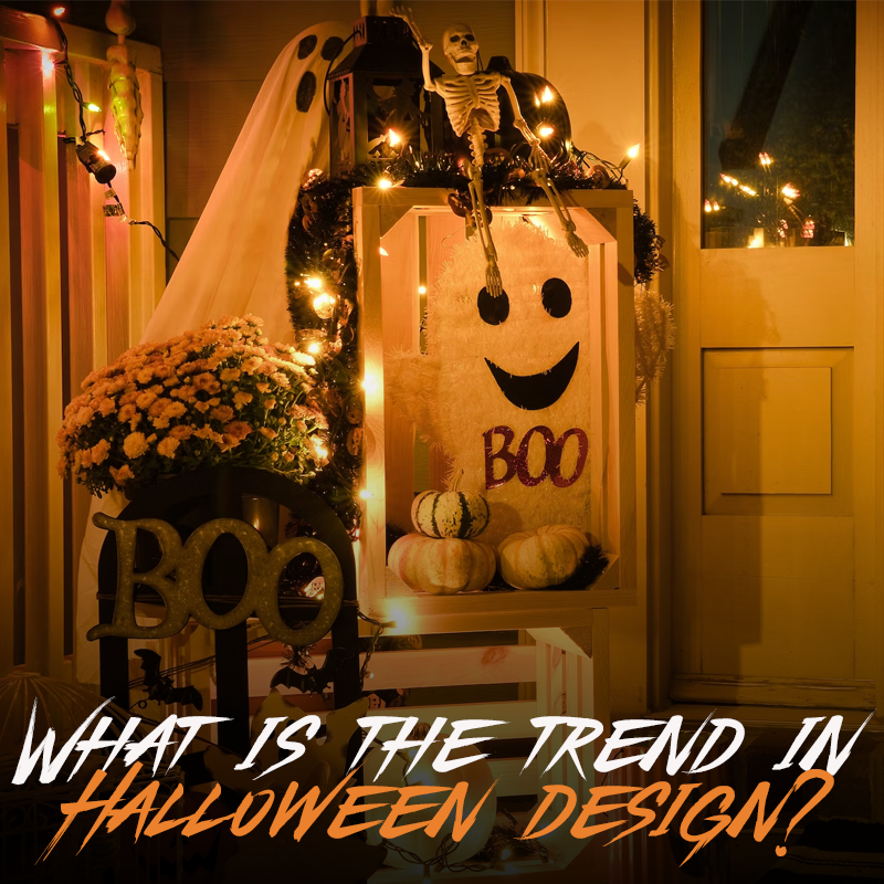 What is the trend in Halloween design?