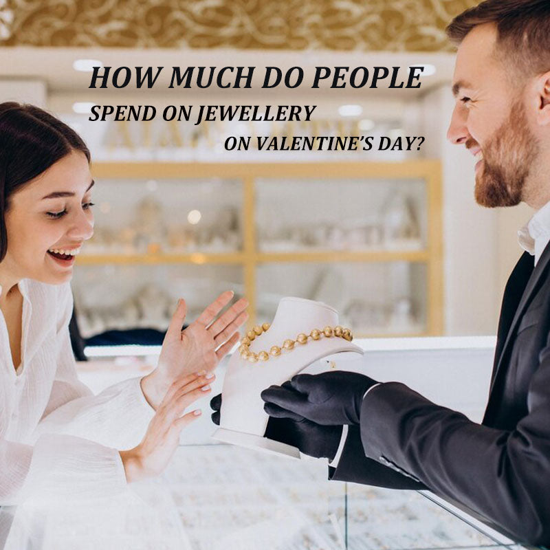 How much do people spend on jewelry on Valentine's Day?