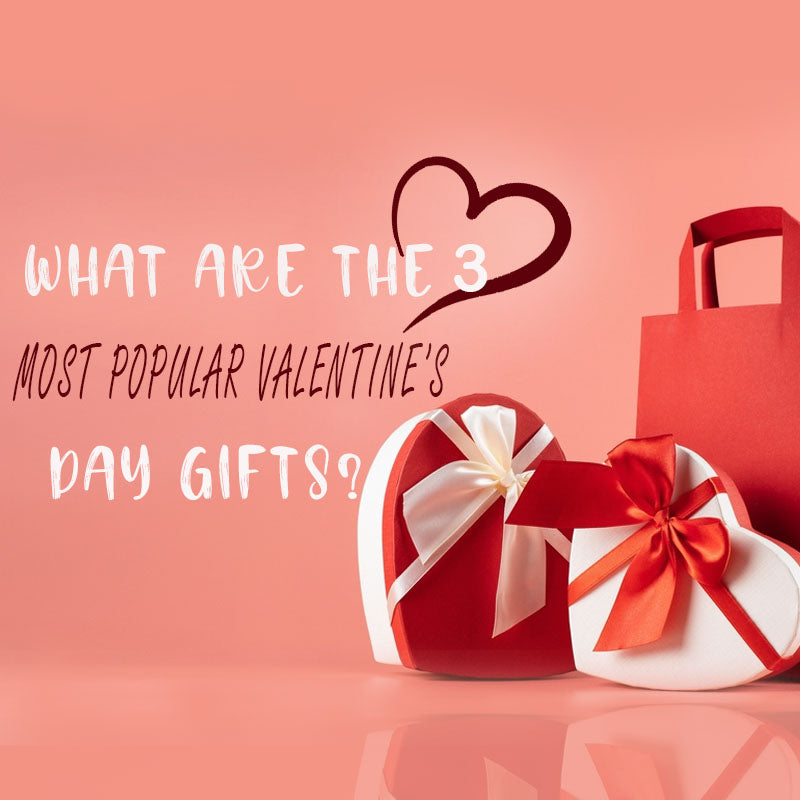 What are the 3 most popular Valentine's Day gifts?