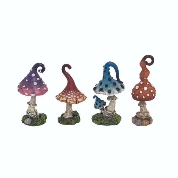Garden Home Whimsical  Mushrooms Growing in Lawn-Every Girl Loves Sparkles 