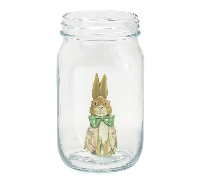 mason jar bunny decor Vase _ Every girl Loves Sparkles