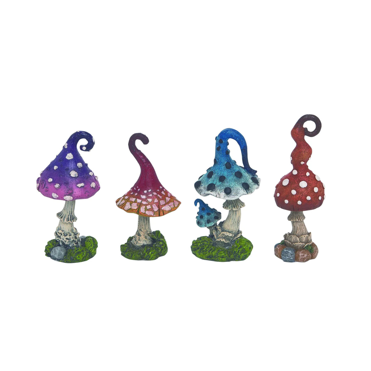 Cute Decorative Ornamental Mushrooms- Every Girl Loves Sparkles