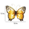 Yellow Monarch Butterfly Décor  dimension- Every Girl Loves Sparkles
