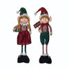 Plush Elf on a Shelf Gnome Ornaments and Outdoor Santa Claus Set for Christmas Decorations - Every Girl Loves Sparkles