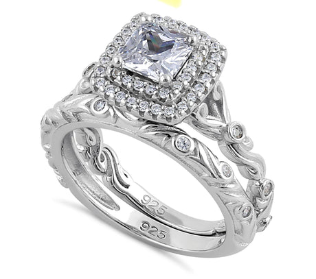 Vintage Diamond Sterling Silver Engagement Rings For Women - every girls loves sparkles