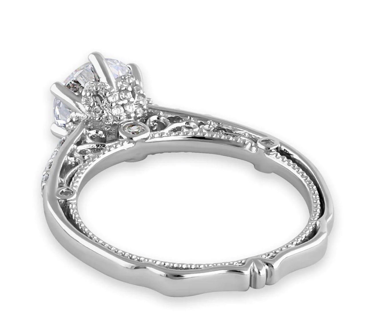 Unique Vintage Diamond Engagement Rings  - every girls loves sparkles