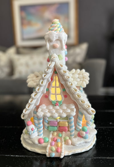 Cute DIY Gingerbread House For Best Outdoor Decor On Christmas Decorations - Every Girl Loves Sparkles