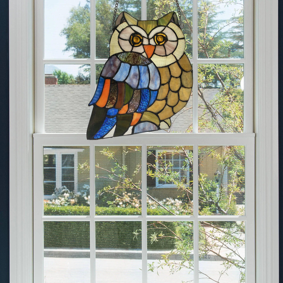 Stained Glass Owl Home Decoration - Detailed Owl Artistry _ Every girl love sparkles