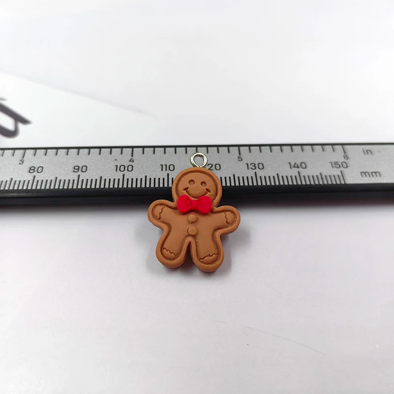 Gingerbread Men and women Necklace And Earrings Ornaments- Every Girl Loves Sparkles