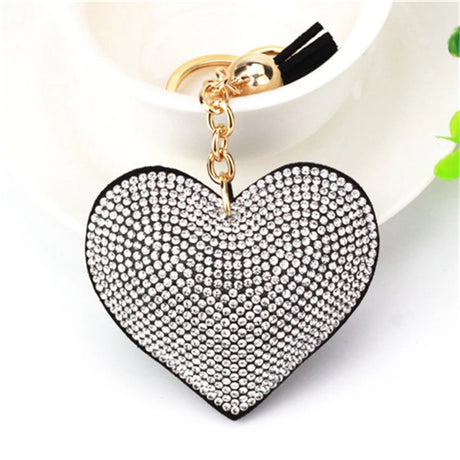  Heart Keychain valentine's day gifts - Every Girl Loves Sparkles