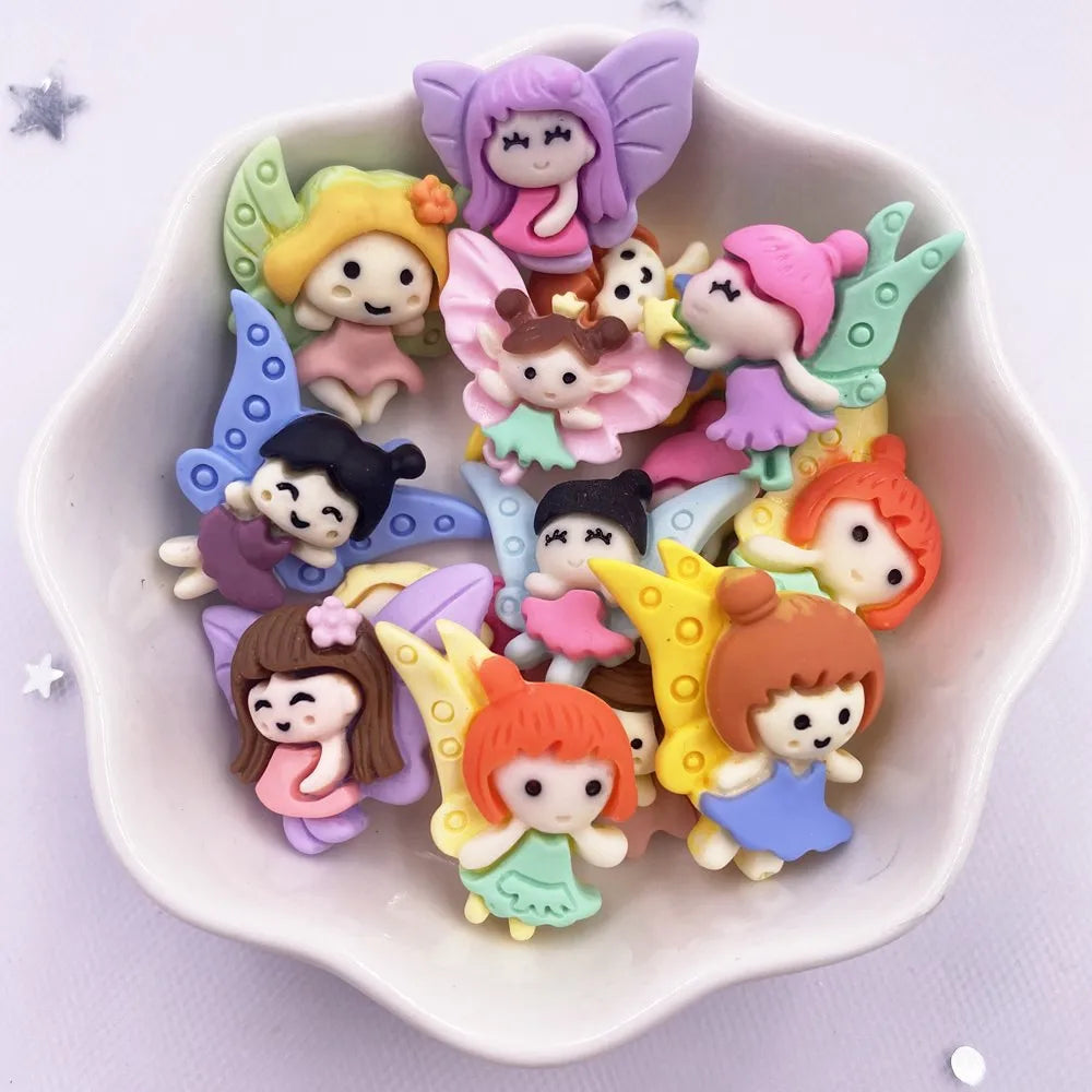 Cured Resin Colourful Cartoon Characters Scrapbooks Michaels Crafts  Fgurines- Every Girl Loves Sparkles 