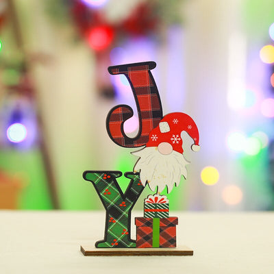New Christmas Decoration Wooden Tabletop Standing Ornaments Welcome Xmas Noel Letter Wood Sign Merry Christmas Decor For Home - Every Girl Loves Sparkles Home Decor