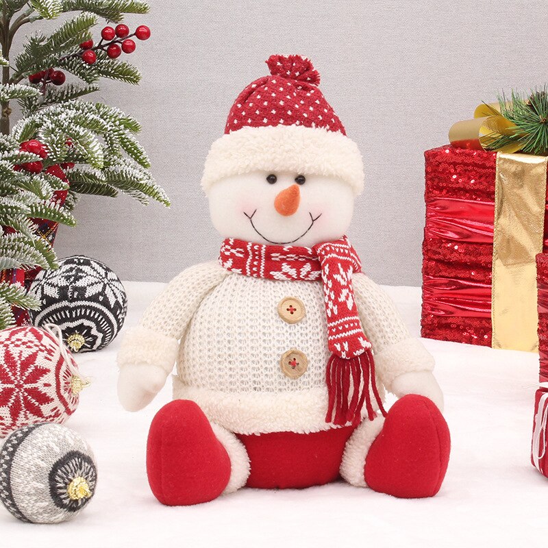 Christmas Snowman Hanging Pendant Doll Christmas Home Decoration Accessories  Ornament Cute Mini Garden Accessories Christmas New