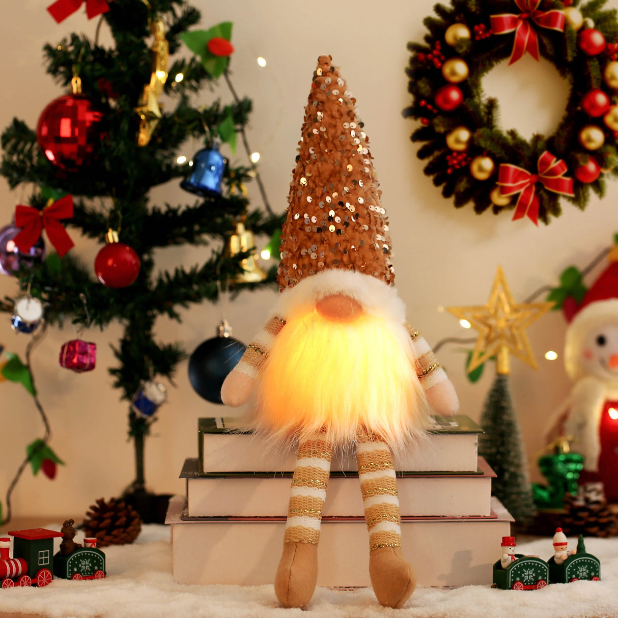 Dropship Christmas Snowman Decor Dolls, Indoor Home Decoration