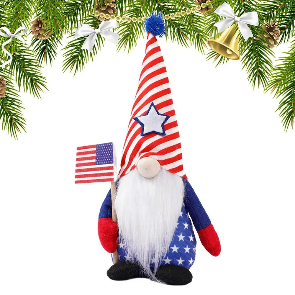 American Flag Independence Day Gnome-Every Girl Loves Sparkle  