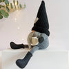 Fall coffee gnomes with cup in hand Home décor festive black