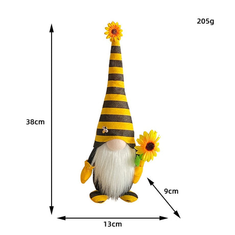  Sunflower Bee Gnome 
