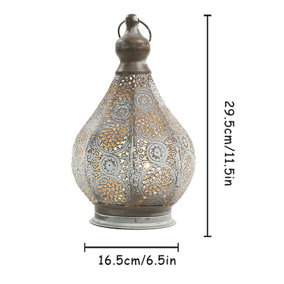 Stylish Powered Battery-operated Fixture Moroccan Table Lamp Design for Christmas Outdoor Lights - Every Girl Loves Sparkles
