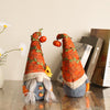 Thanksgiving Day Ornaments Fall Decoration Festival Gnomes Plush Decor with Pumpkin Desktop Gnome Handmade